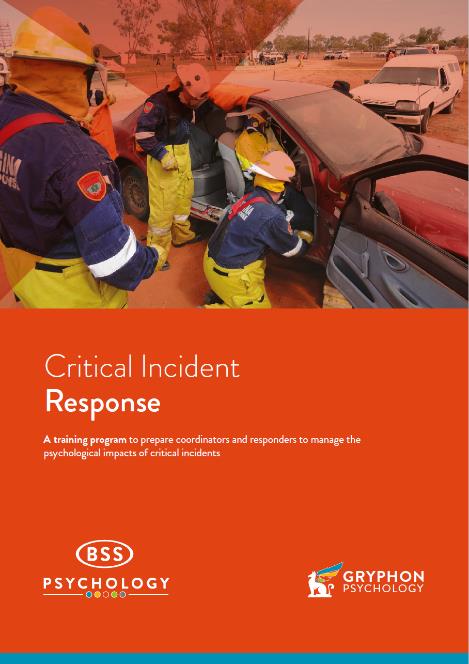 Critical Incident Response training cover
